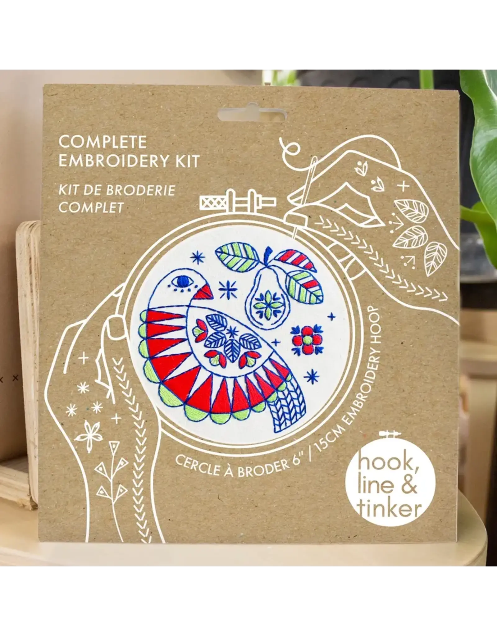 Partridge Embroidery Kit