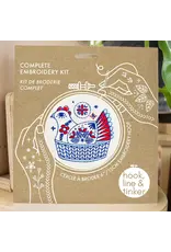 French Hen Embroidery Kit