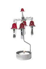 Angel Chime Mushroom Candle Holder