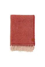 Hugo Ruby Red Wool Throw