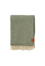 Hugo Dusty Green Wool Throw