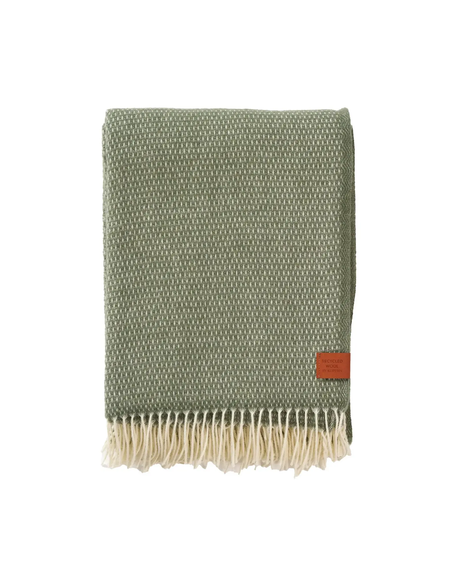 Hugo Dusty Green Wool Throw