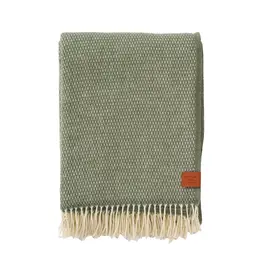 Hugo Dusty Green Wool Throw