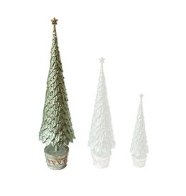 Holly Topiary Tree with Star 17"