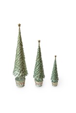 Holly Topiary Tree with Star 17"