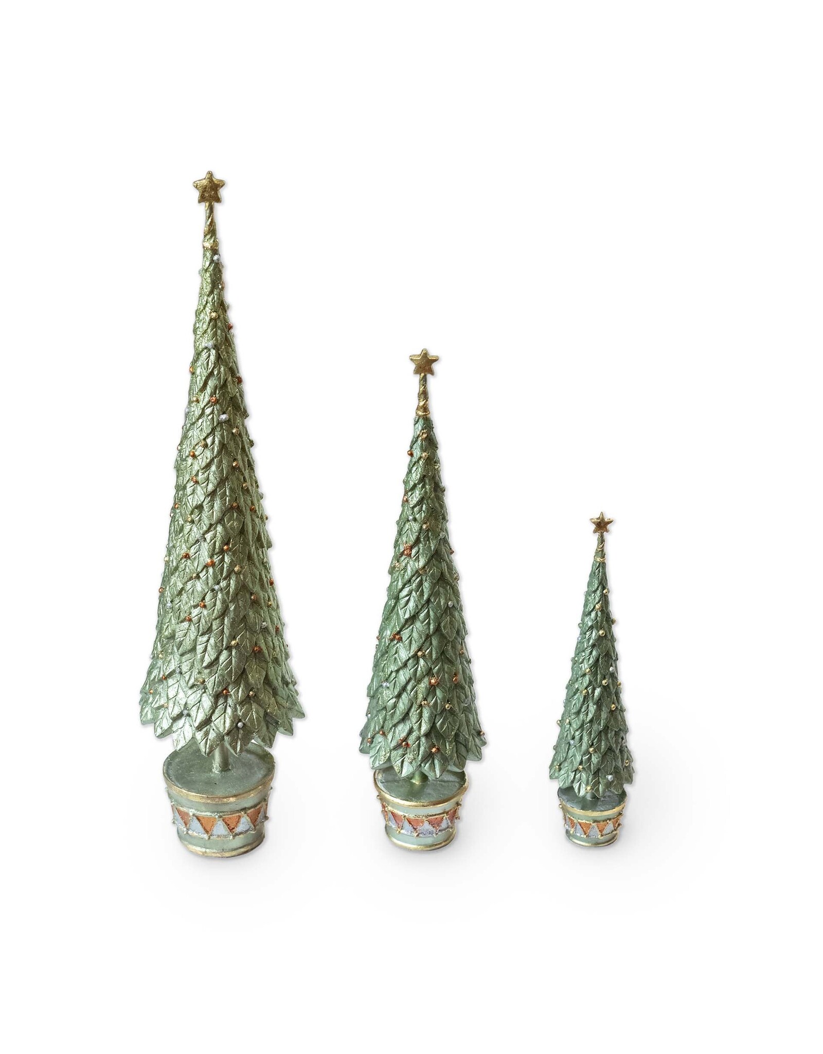 Holly Topiary Tree with Star 17"