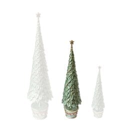 Holly Topiary Tree with Star 13"