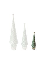 Holly Topiary Tree with Star 9"