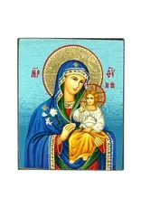 Virgin Mary Eternal Bloom SIlkscreen Icon Magnet