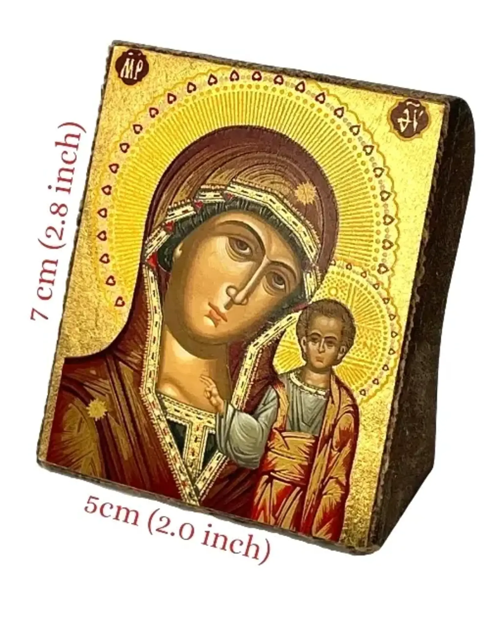 VIrgin Mary of Kazan Small Silkscreen Icon