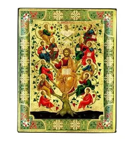 The Tree of Life Silkscreen Icon 5" x 4"