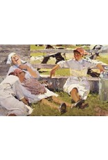 Baskakov "Milkmaids" Postcard