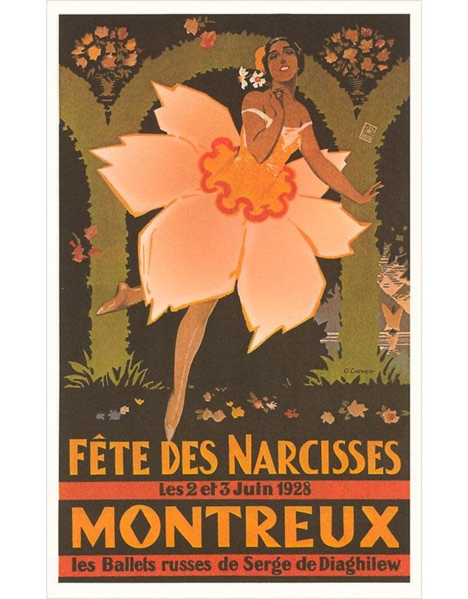 Diaghilev Ballet Poster Magnet