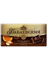 Babaevsky 52% Dark Chocolate Bar  with Orange & Almond