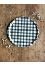 Gingham BIrch Tray in Green