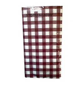 Red Gingham Paper Dinner Napkins