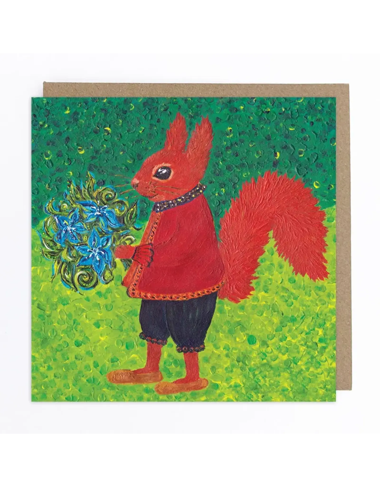 Master Squirrel Greeting Card