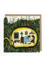 LIttle Mouse Bedroom Greeting Card