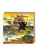 Animals Sea Voyage Greeting Card