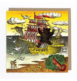 Animals Sea Voyage Greeting Card