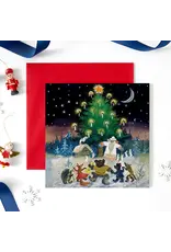 Christmas Starry Night Holiday Card
