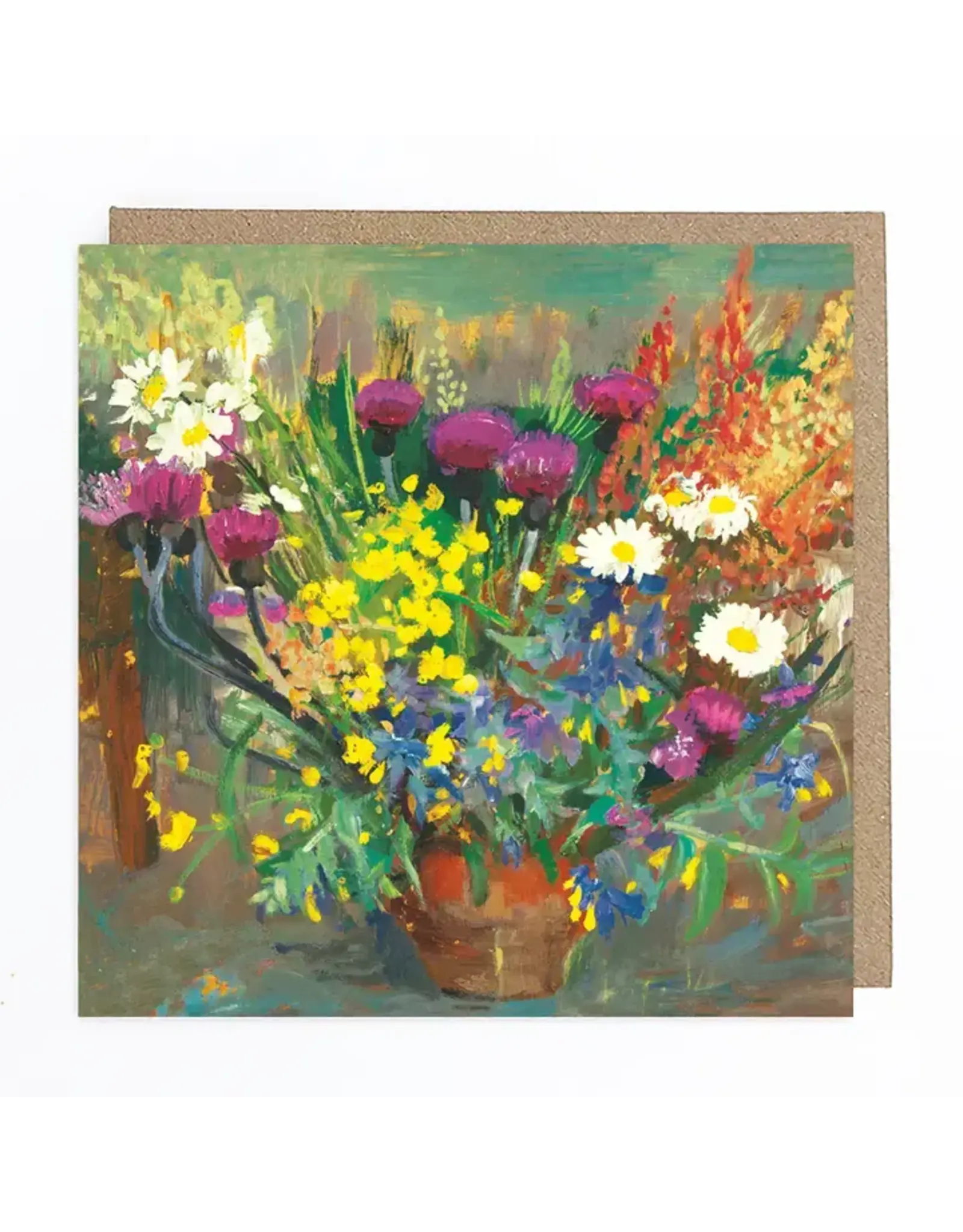 Daisies & Thistle Greeting Card