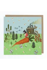 Mouse and Carrot Greeting Card