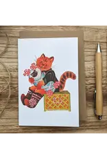 Ginger Cat with Baby Kitten