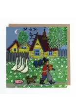 Strong Farmer Greeting Card