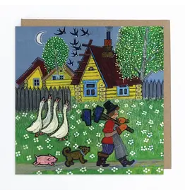 Strong Farmer Greeting Card