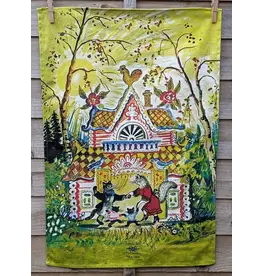 The Cat's House Organic Cotton Tea Towel