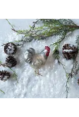 Rooster Glass Ornament