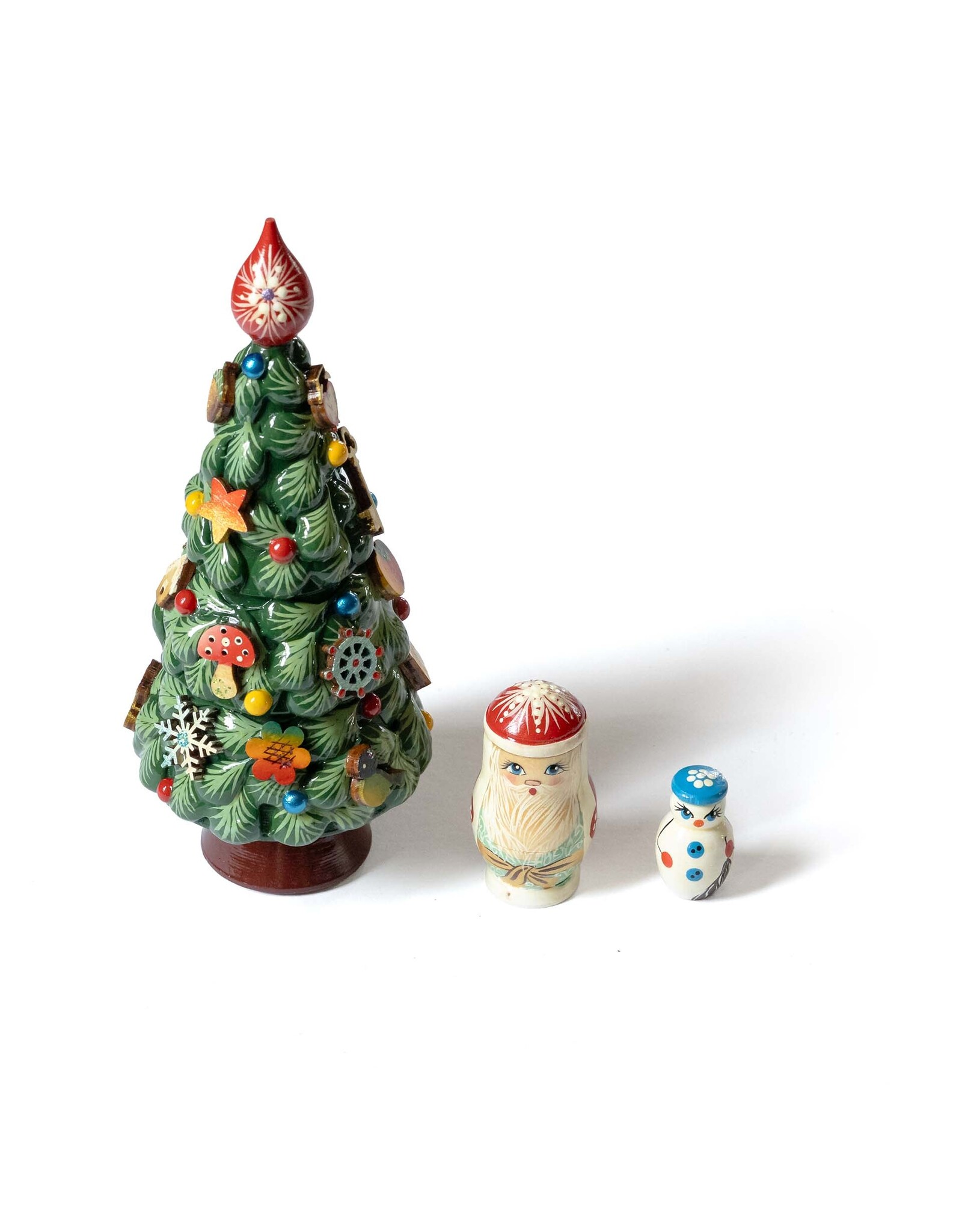 Christmas Tree Nesting Set (Green)