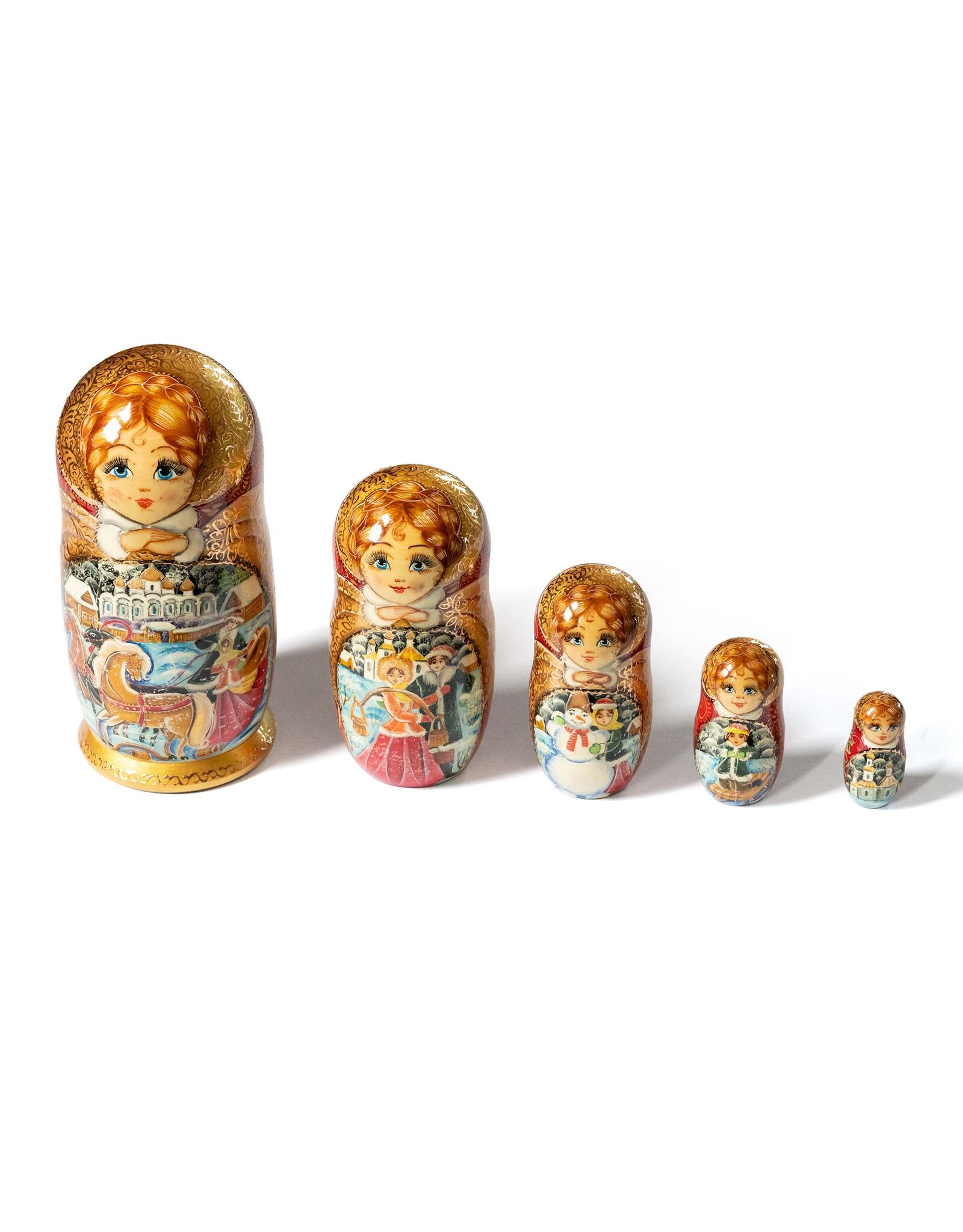 Holiday Nesting Set with Troika and Cathedral