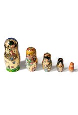 Gustav Klimt Nesting Doll 5 Pc