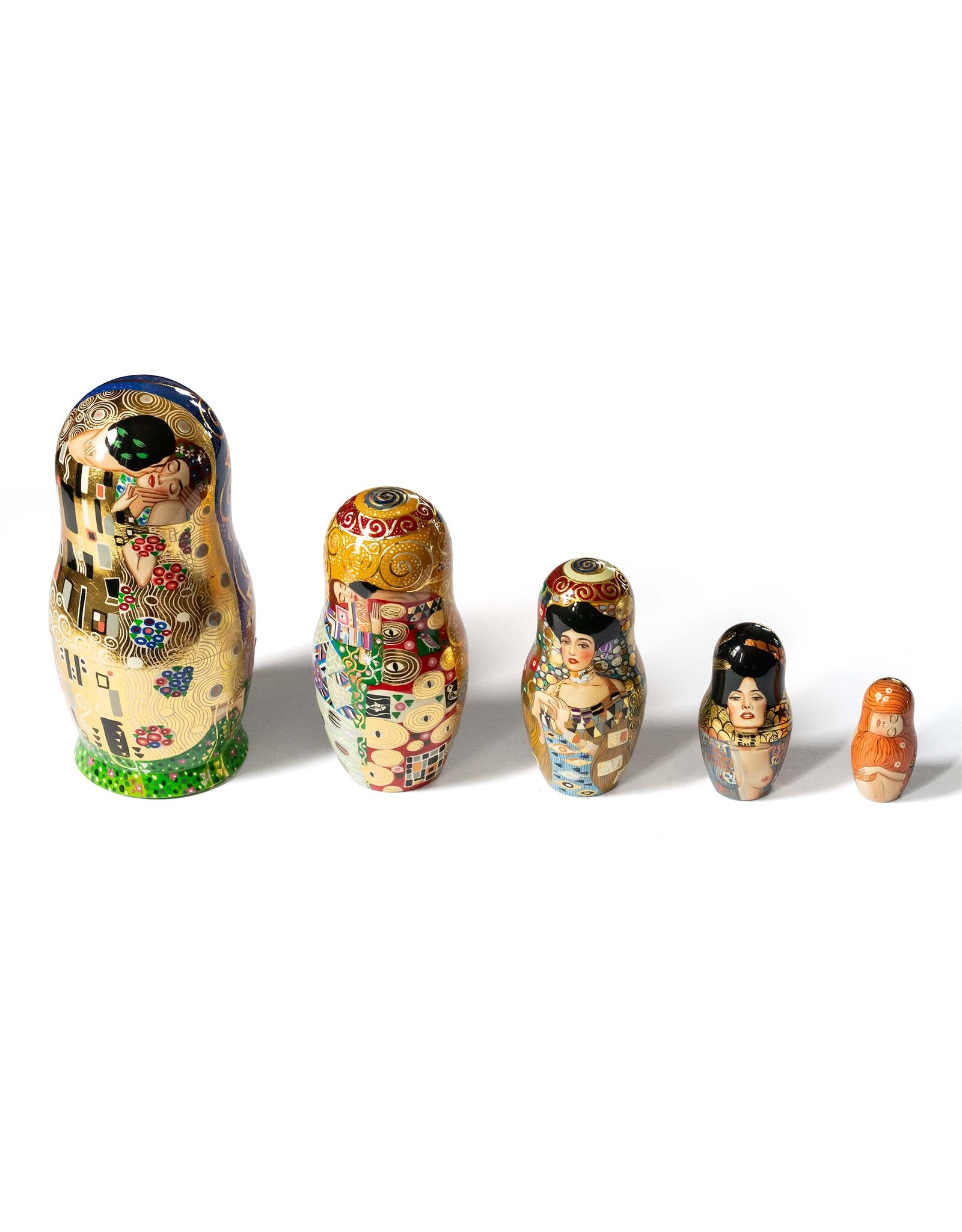 Gustav Klimt Nesting Doll 5 Pc