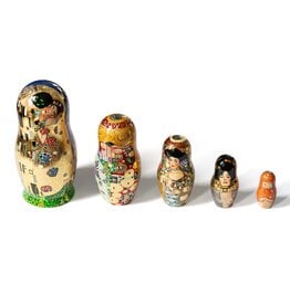 Gustav Klimt Nesting Doll 5 Pc
