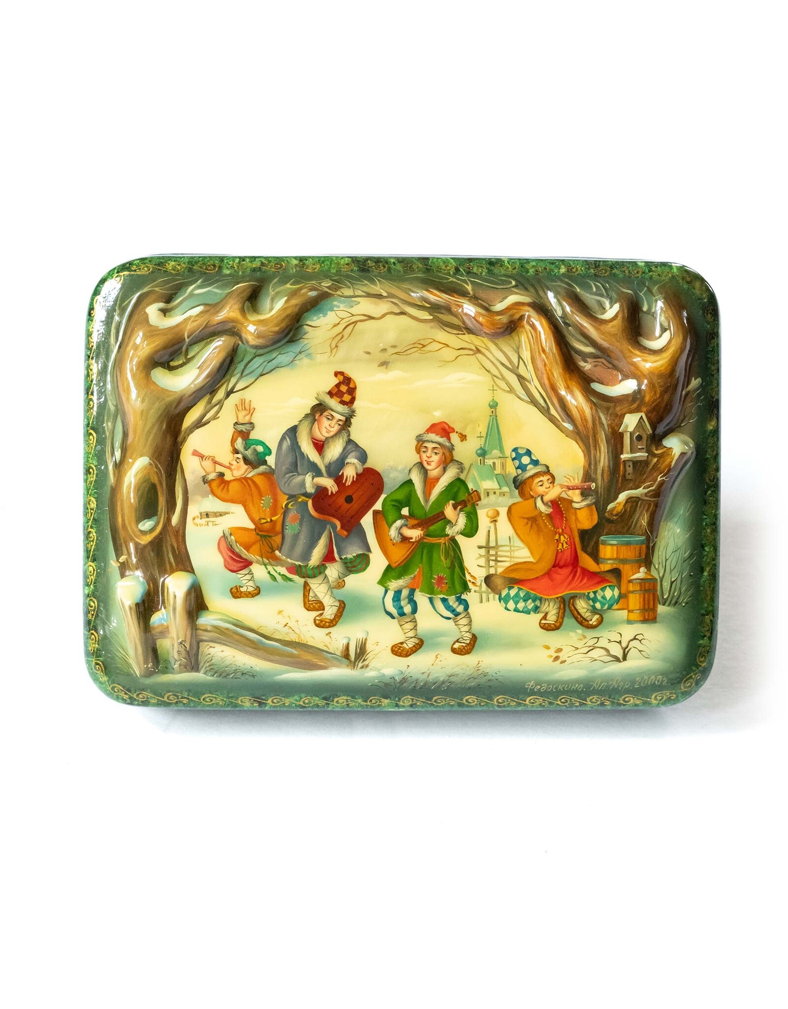 Winter Party Lacquer Box