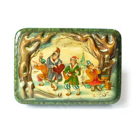 Winter Party Lacquer Box Winter Party Lacquer Box