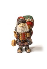 Hand Carved Grandfather Frost with Lantern