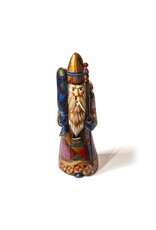 Hand Carved  Patchwork Grandfather Frost