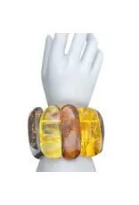 Natural Amber Stretch Bracelet