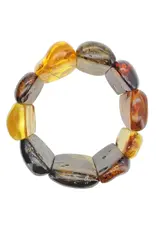 Natural Amber Stretch Bracelet