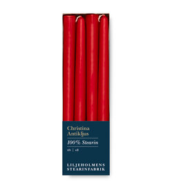 Liljeholmens Red Long Taper Candles