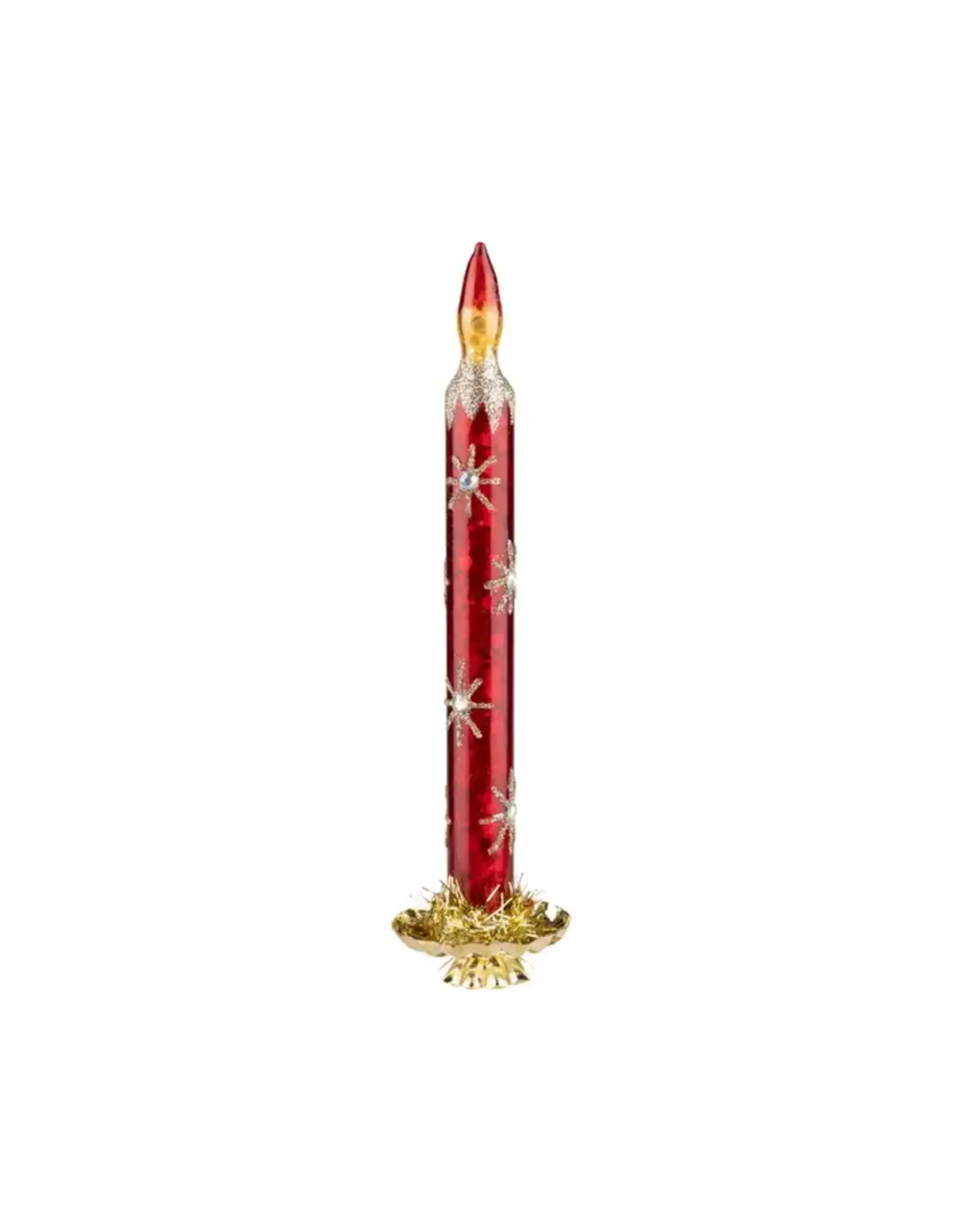Glass Clip-On Candle Ornament