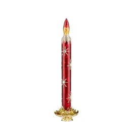 Glass Clip-On Candle Ornament Glass Clip-On Candle Ornament