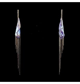 Crystal Dangle Chain Earrings