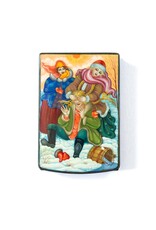 Vintage Mstera Playful Women Lacquer Box