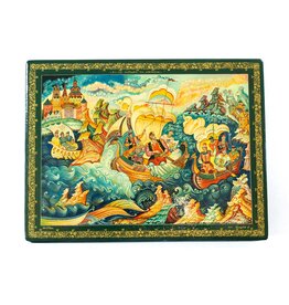 The Fisherman and the Magic Fish Mstyora Lacquer Box