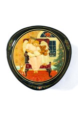 Hand Made Fedoskino Christmas Lacquer Box